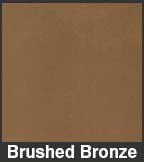 Brushed Bronze Metal Finish